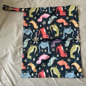 Dinosaur Print wet / laundry Bag